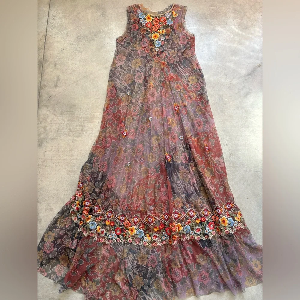 Johnny Was Biya Merkava Maxi Dress - Picture 9 of 16